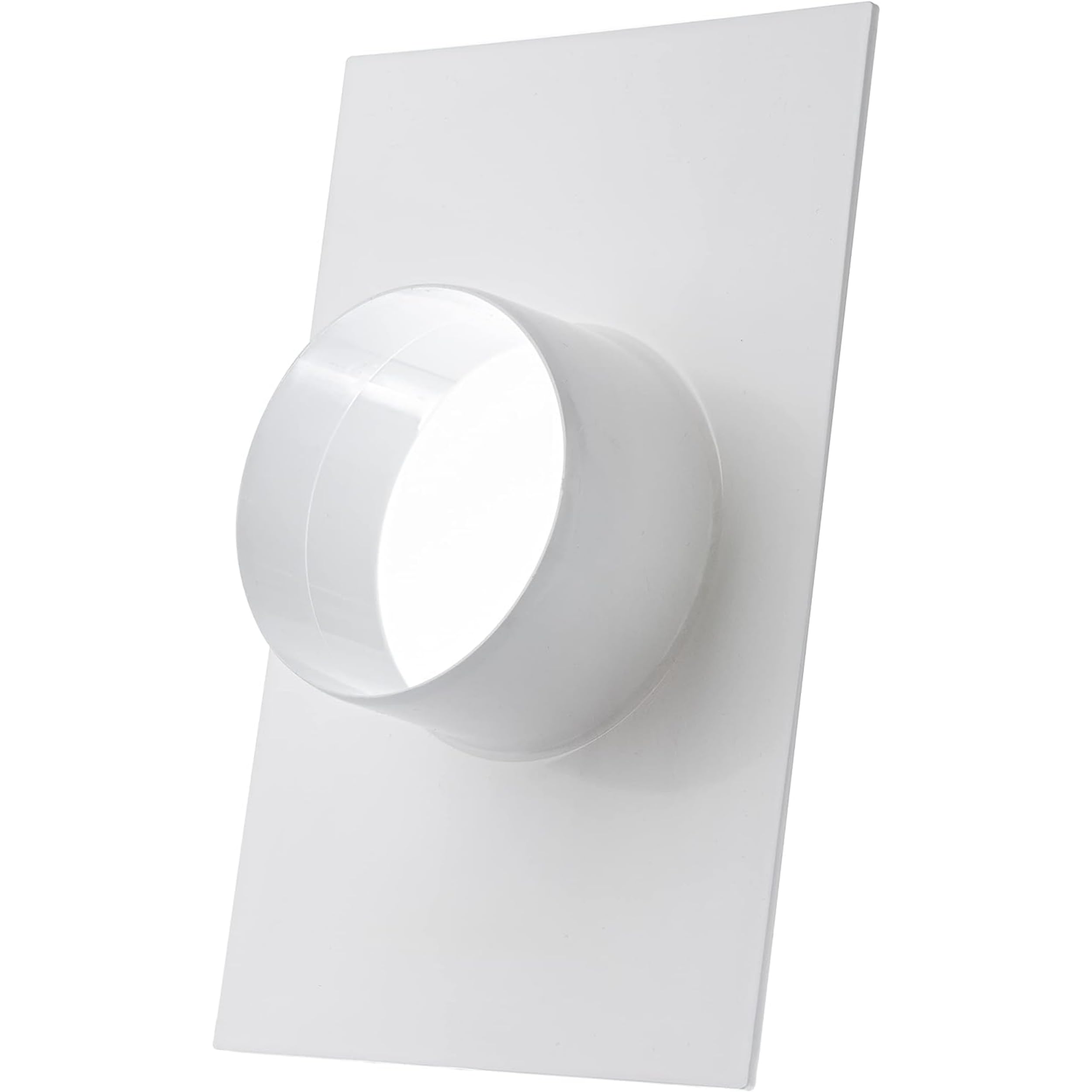 Ø 100mm Collegamento a Parete con Flangia - Raccordo per Tubi di Ventilazione
