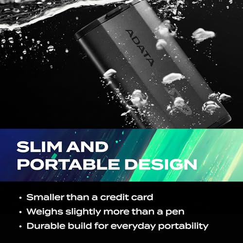 Image of ADATA SE880 1TB External Solid State Drive /SSD, USB 3.2 Gen 2x2 Type-C, Fast Speeds of up to 2000 MB /s - AELI-SE880-1TCGY (Titanium Gray) | Secure and Fast Data Transmission, Safe Data Storage, Supports Gaming Consoles, USB-C Port, AELI-SE880-1TCGY