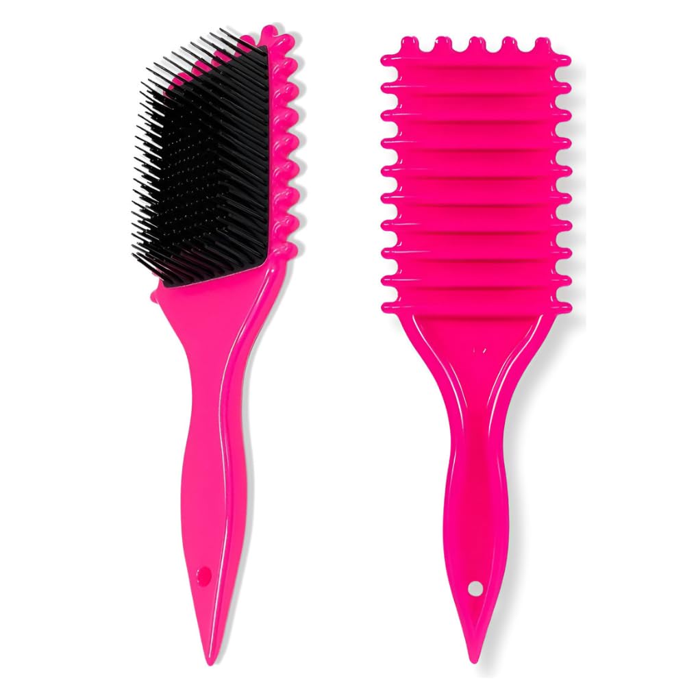 Escova Cabelo Fitagem Finalizadora Onda Profissional - Modelar e Definir Cachos Raquete