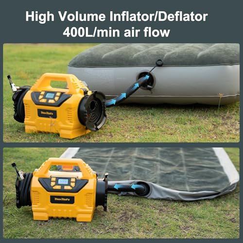 MaxMore Portable Tire Inflator for DeWalt 20V
