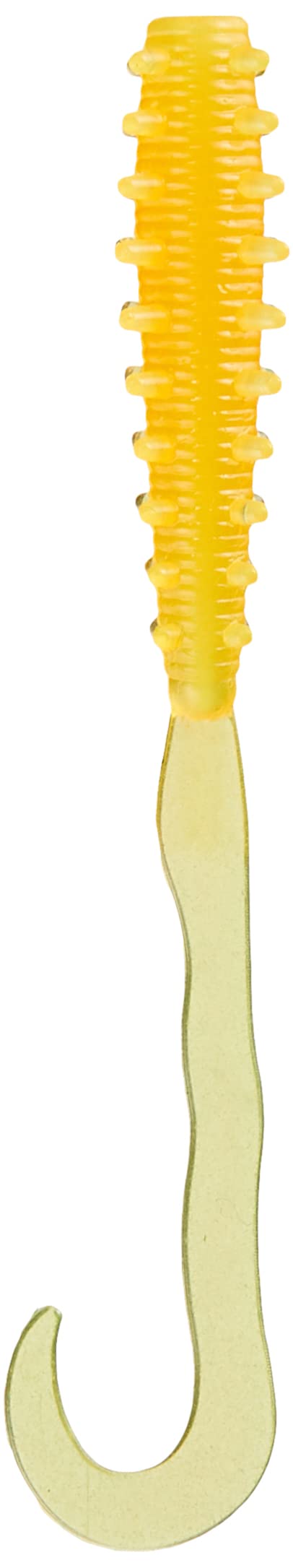 Major Craft Red Back Curly Tai Rubber Worm TMW-CUL #001 Orange