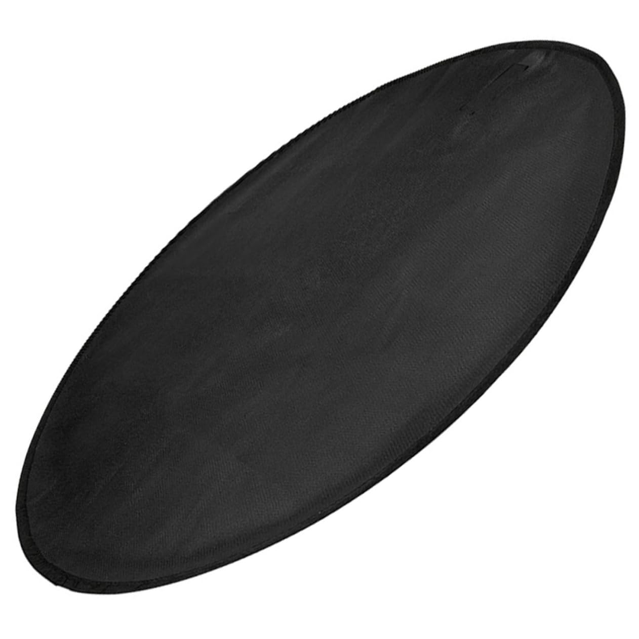 SUPVOX Fireproof BBQ Mat Waterproof Under Grill Mats 2000°f Heat Resistant Black for Fire Pit Outdoor Grill Camping