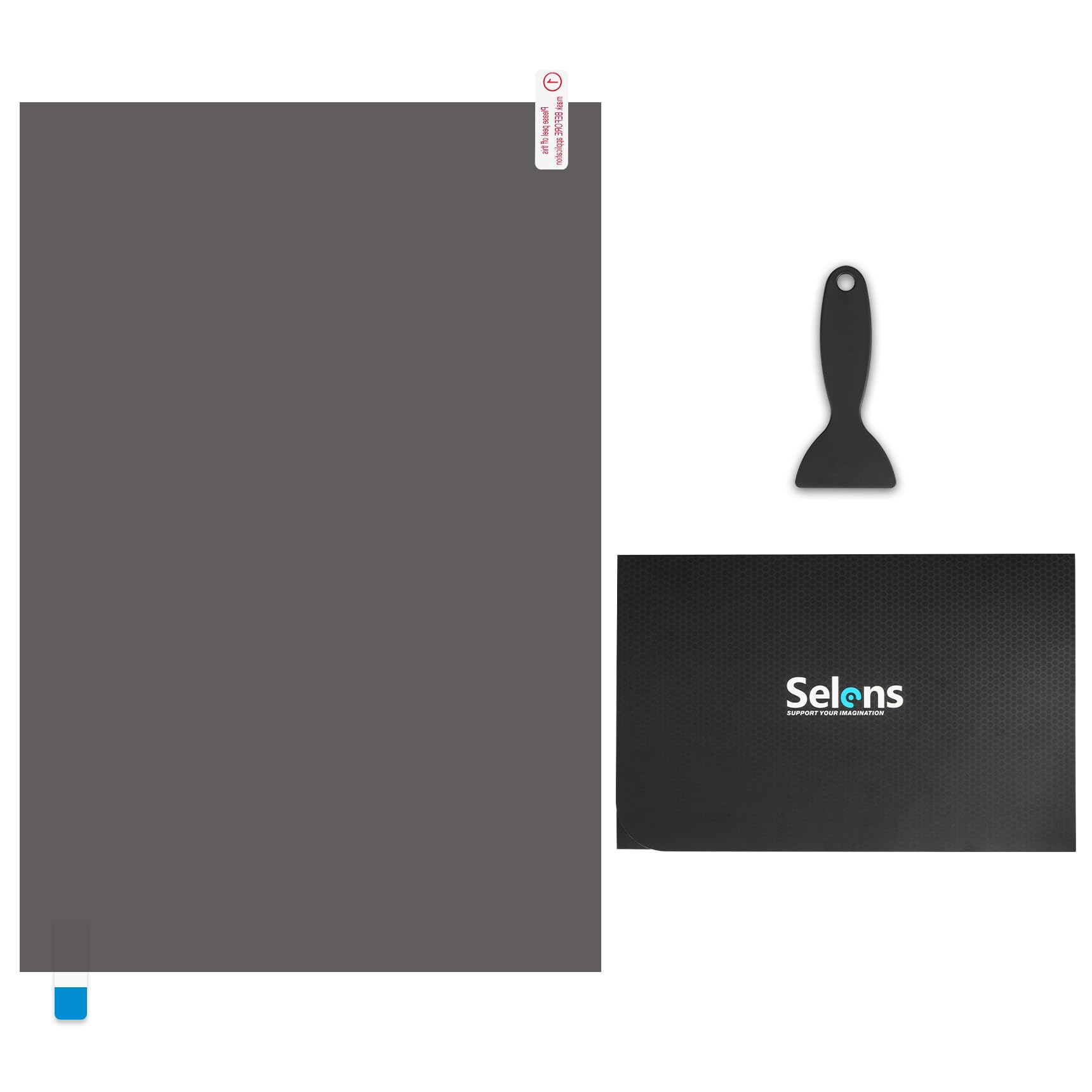 Selens 1PCS Linear Polarizing Film, High Transmission Cuttable A4 7.8x11.8 inches Polarizer Sheets - Ideal for LCD Monitor Screen Repair, Optical