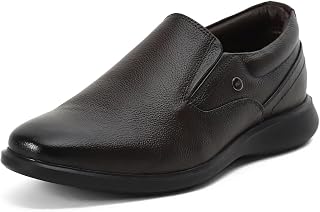 Mens Solid Slip on Genuine Leather Casual Shoes (201813FW)