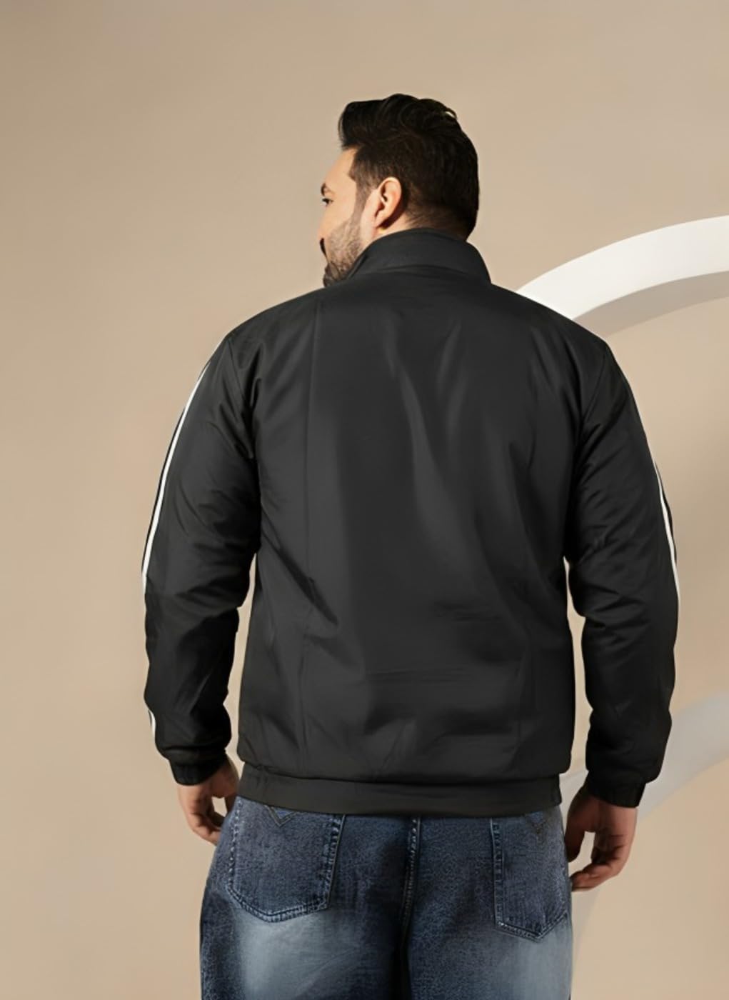 MAYKR Black Bomber jacket|Jacket For Men|Oversized Jacket|.65 1