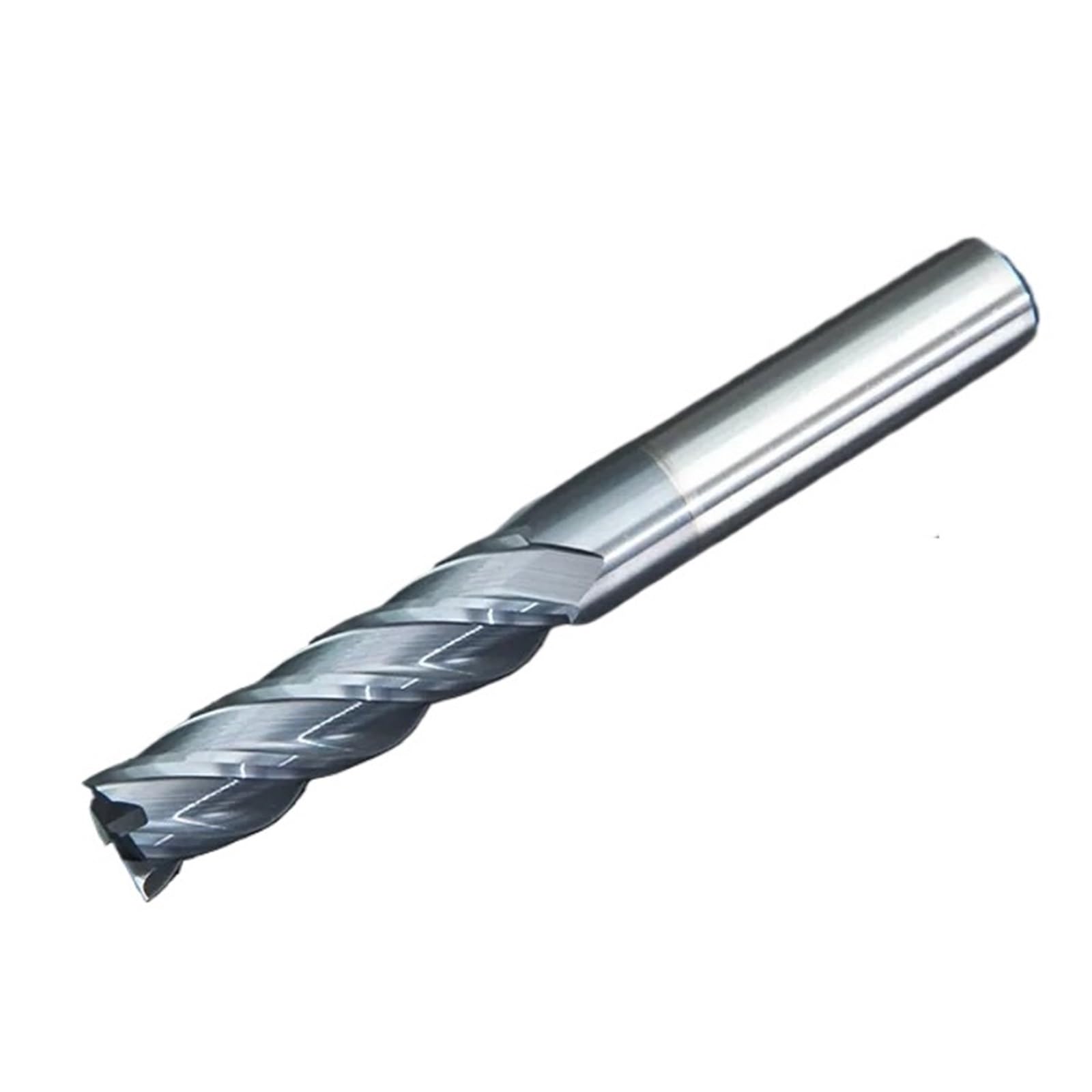 1 fresadora Cnc HRC50, cortador de Metal 4 flautas, 1mm, 2mm, 3mm, 4mm, 6mm, 8mm, 10mm, 12mm, fresa carburo aleación(12x12Dx75L)
