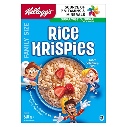 Kellogg’s Rice Krispies Cereal Original, Family Size, 560g