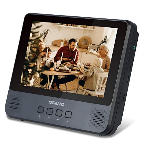 DigiLand Portable DVD Player/Android Wi-Fi Tablet Combo 9-Inch Touchscreen, Quad-Core 1.3GHz, 16GB Storage