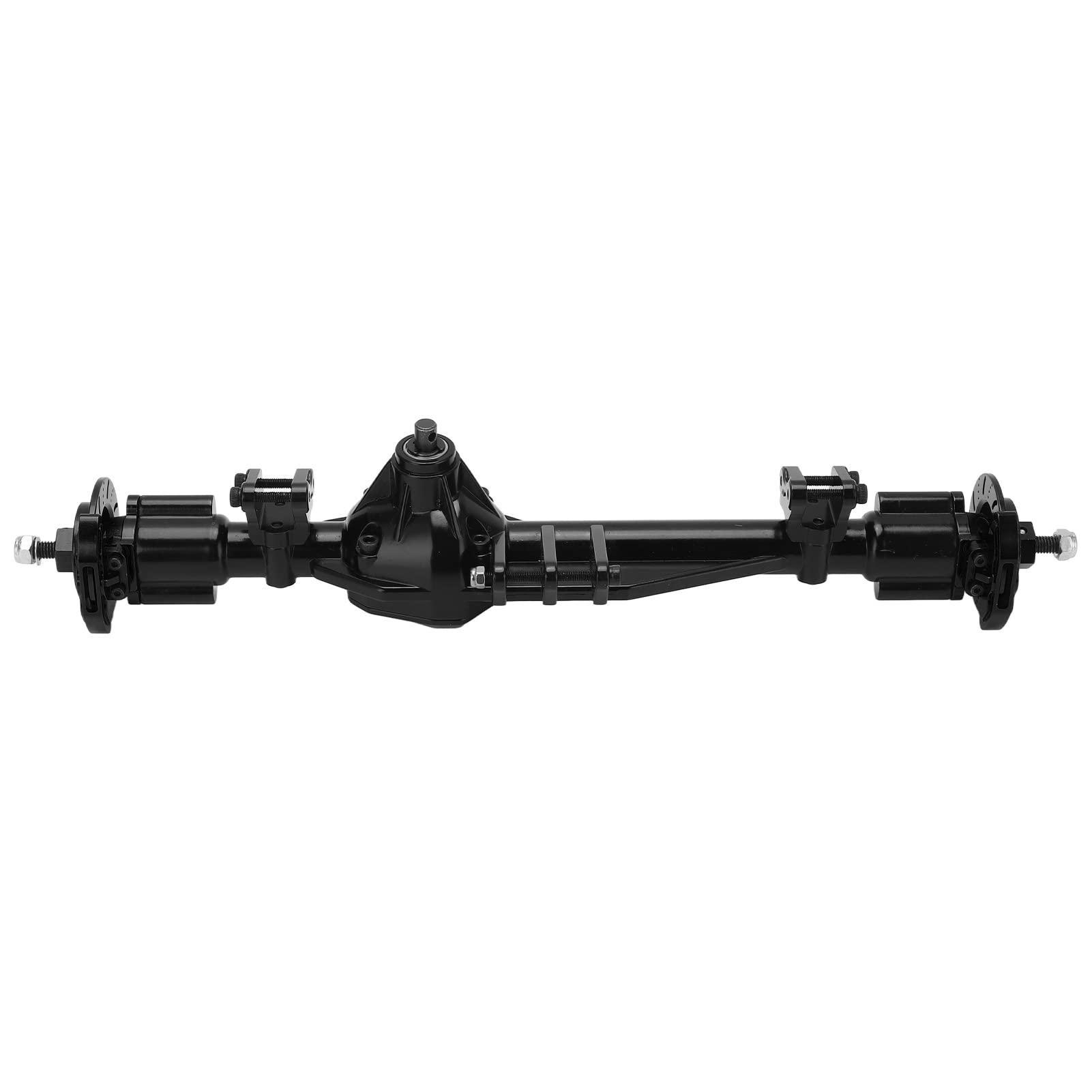 RC metalowy zespół tylnej osi do AXIAL RBX10 Ryft /10 RC części do ulepszenia samochodu - elementy aluminiowe i stalowe, łatwa instalacja (czarna)