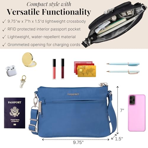 Image of Baggallini Securtex Anti-Theft Memento Crossbody