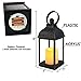 WRalwaysLX Decorative Lantern with flameless LED Candle Light, ON/Off/Timer Candle with 6Hours, Outdoor/Indoor LED Lantern, Use AAA Battery(not Include)Bronze Plastic (4x9