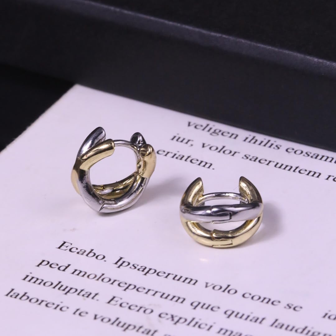 Earrings for Women Trendy 14K Gold Plated Huggie Earring Teacher Earring Small Hoop Earrings Hypoallergenic Earring Christmas Jewelry Accessorie Gifts - Image 6