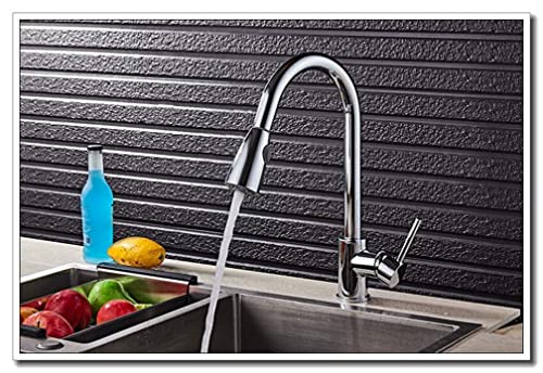 Robinet mitigeur de cuisine avec douchette extractible jet double - 6
