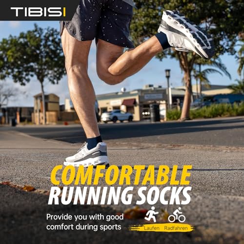 Chaussettes sport coton respirant TIBISI socquettes basses hommes femmes 35-38