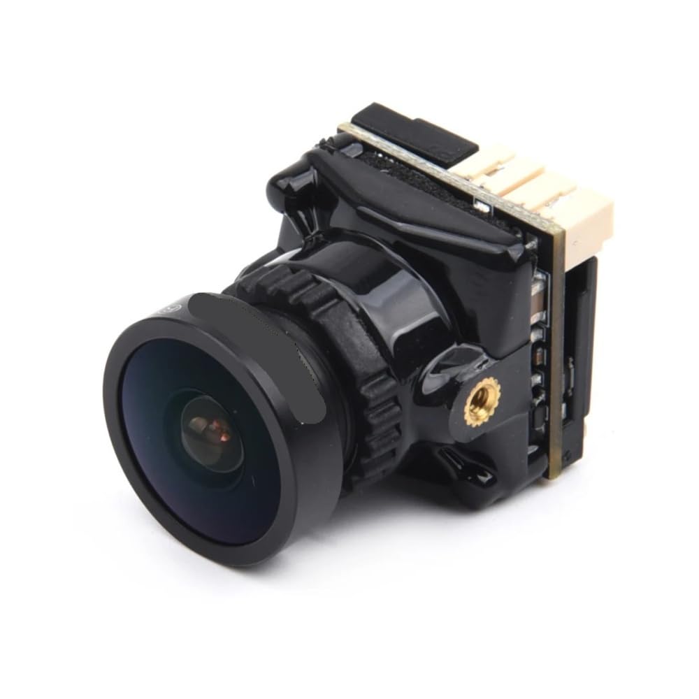 Ratel 2000TVL FPV Mini kamera 1/1,8 cala Starlight HDR 2,1 mm obiektyw 4:3 i 16:9 NTSC i PAL przełączana pasuje do drona RC FPV (czerwony)