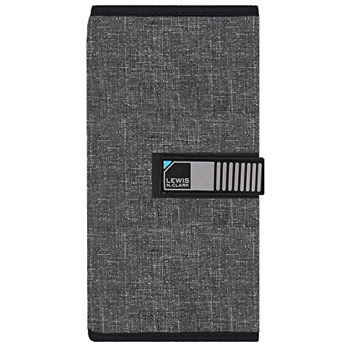 Image of Lewis N. Clark Travel Pill Organizer, Portable Pill Case, Daily Pill Box to Hold Vitamins, Medication, Prescriptions, Or Medicine Storage for Pocket Purse