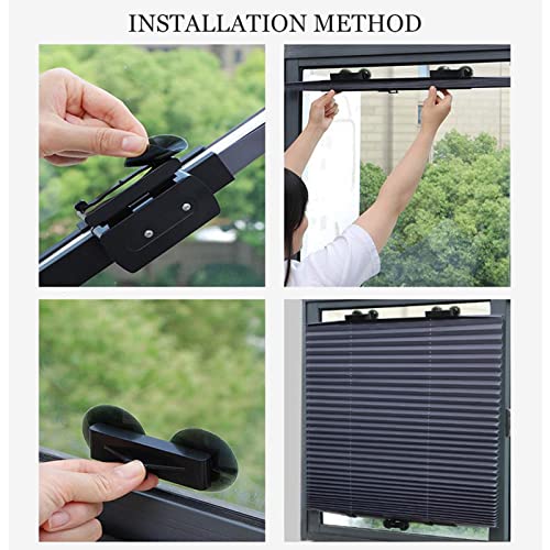 Pare-soleil rétractable pour balcon et bureau idéal contre le vis-à-vis - 7