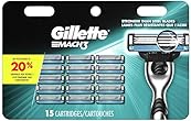 Gillette Mach3 Men's Razor Blade Refills, 15 Count
