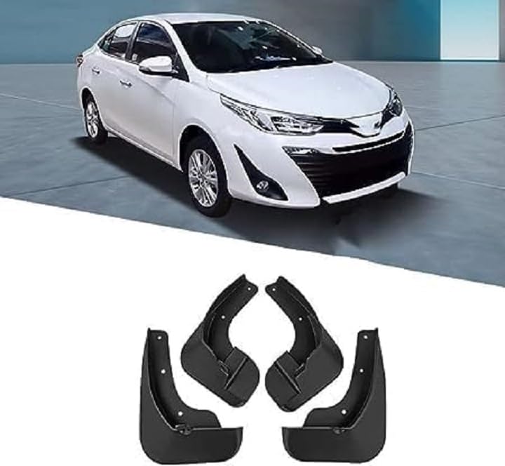 Bavettes garde-boue pour Vios 2019-2022 protection anti-éclaboussures
