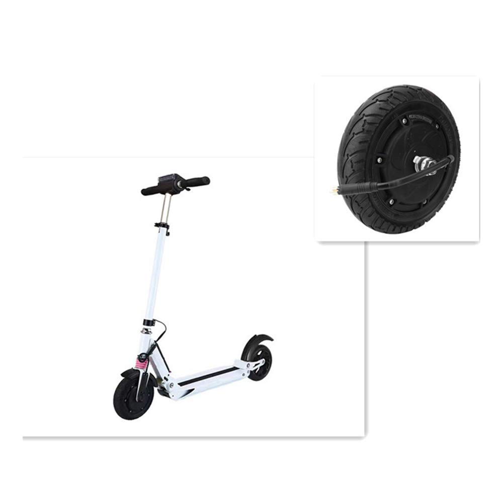 Ruedas de repuesto para scooter Accesorios para scooter eléctrico, motor de accionamiento de 8 pulgadas 36v350w, neumáticos antideslizantes, motor universal, adecuado para el reemplazo de piezas de sc