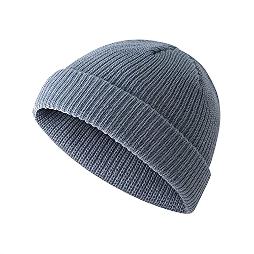 Gorro de punto cálido para hombre y mujer con pompón sintético para hombre, gorra de invierno y gorras de béisbol de baloncesto, M, Talla única