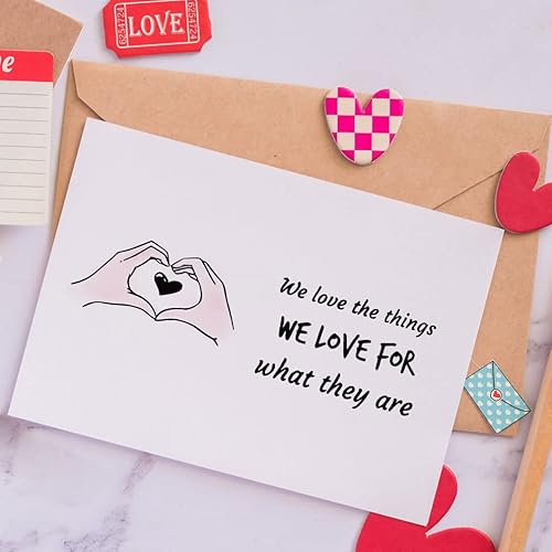 Miniatura 3 de Sellos transparentes de manos de San Valentín para hacer tarjetas, palabras de amor decorativas con sentimiento, sellos de silicona transparente