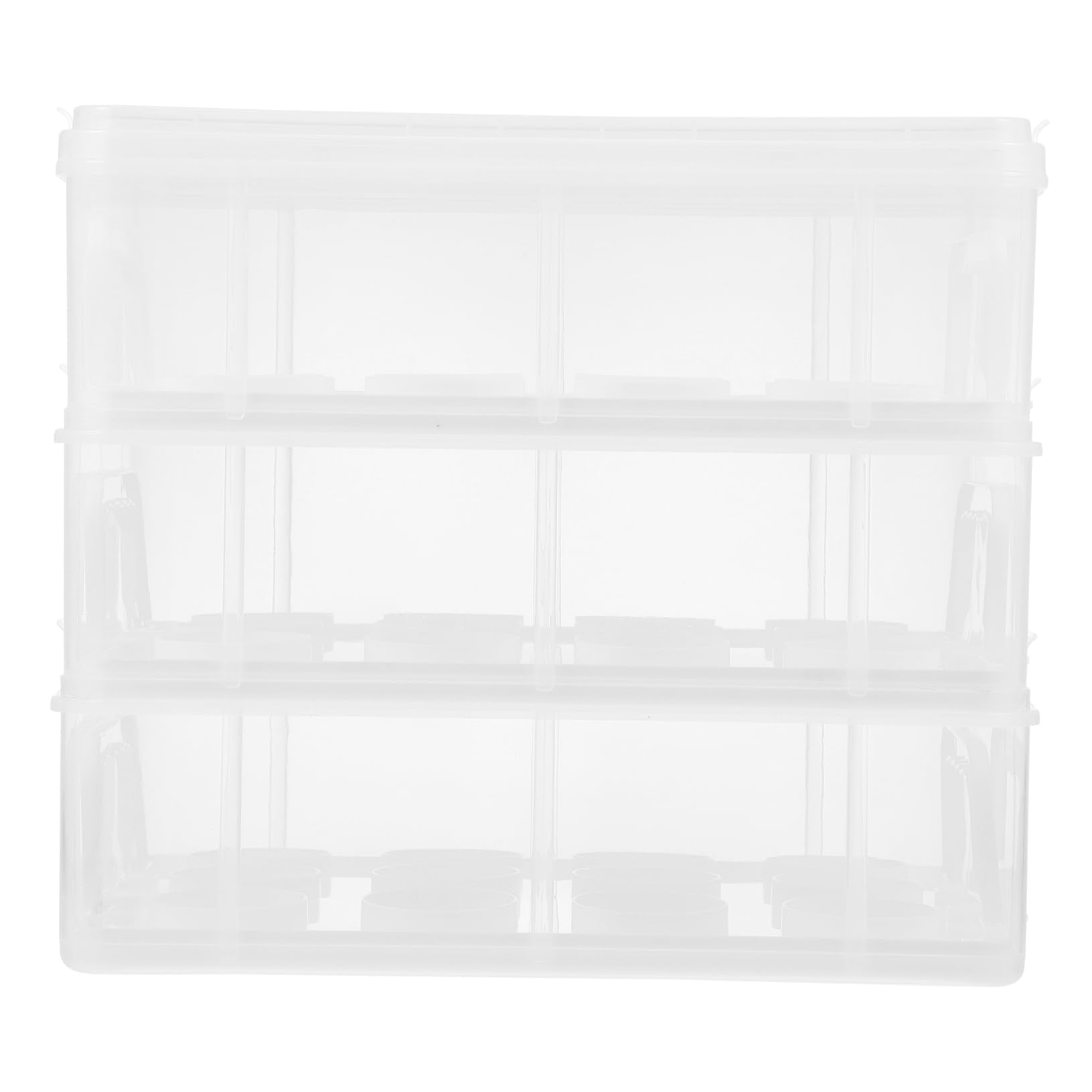 FUNOMOCYA 3 Tier Cupcake Carrier Box Cake Storage Handle Portable Cake Travel Container