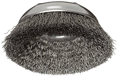Weiler 804-13245 13245 Crimped Wire Cup Brush, 5/8-11 UNC, 0.014