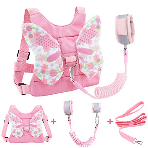 Accmor 3-in-1 Toddler Harness Leashes with Anti-Lost Wrist Link - Keep Your Kids Safe and Secure While Out and About!