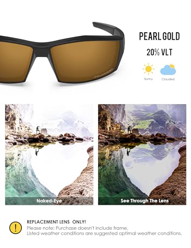 Image of BLAZERBUCK Anti-salt Polarized Replacement Lenses for Oakley Canteen 2006 Sunglass