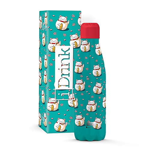 IDRINK®- Bottiglia Termica 500 ML LUCKY CAT