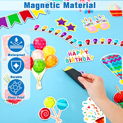 Juego de 21 imanes decorativos para cumpleaños miniatura 5
