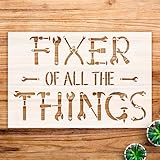 Tools Stencil Design for Crafts and DIY Projects, Ideal for Home Decor, Garage, and Workshop, Perfect for dads, Grandpas, and Uncles who Love Fixing Things - Size A3 (16.5