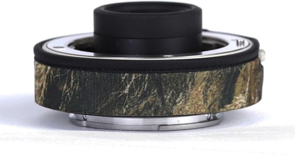 CHASING BIRDS Lens Camouflage Waterproof Coat for Canon EF Teleconverter 1.4X 2.0X Rainproof Lens Protective Cover (Reed Camouflage, EF 1.4X III & EF 2X III)