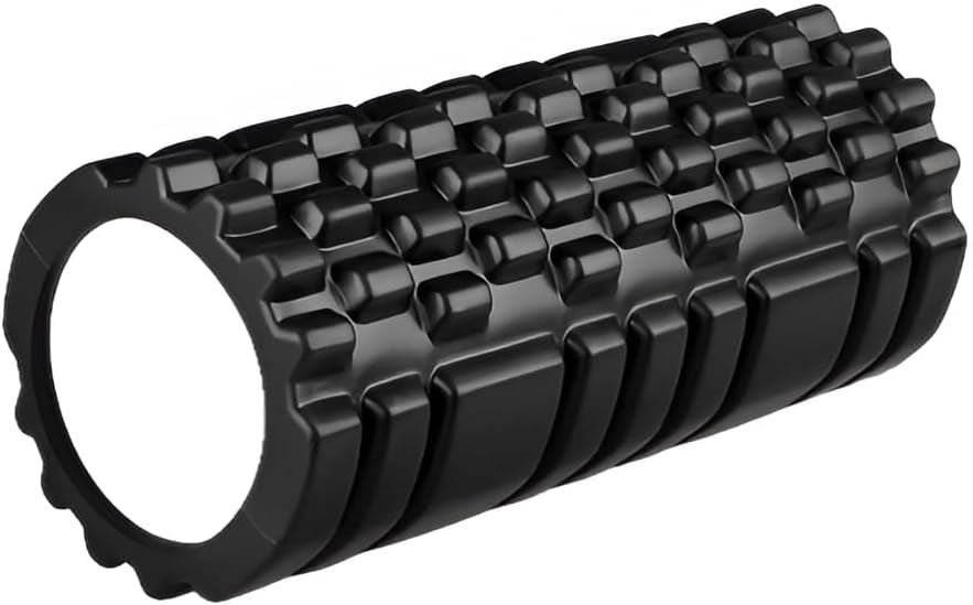 LUHI® Foam Roller For Back Pain | Yoga Foam Roller | Ideal For Knee Exercise, Gym Exercise, Medium Density Deep Tissue Massager Roller for Muscle Recovery, Physiotherapy, Pain Relief & Myofascial