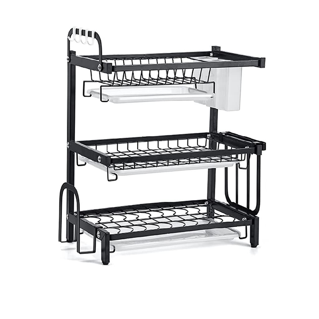 Cfsxfysey One Color Dish Drainer Rack， Kitchen Stainless Steel Drain Rack Household Tableware Knife