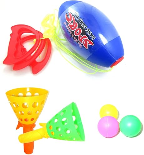 El juego de equipos de fitness incluye 1 bola con cremallera (color al azar) y 1 juego de atrapamiento, 2 receptores y 3 bolas