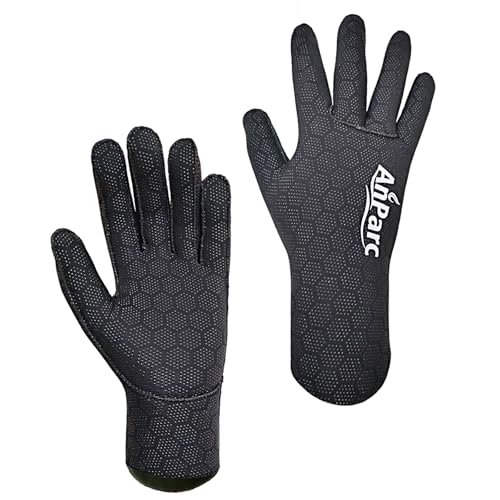 AnParc 3mm Neoprene Water Gloves for Diving & Water Sports