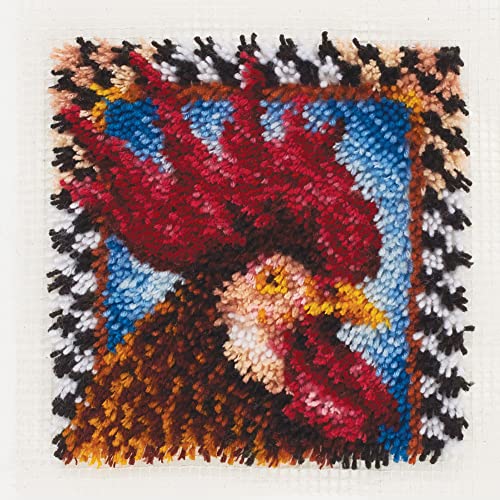 Image of Wonderart Latch Hook Yarn, Rooster