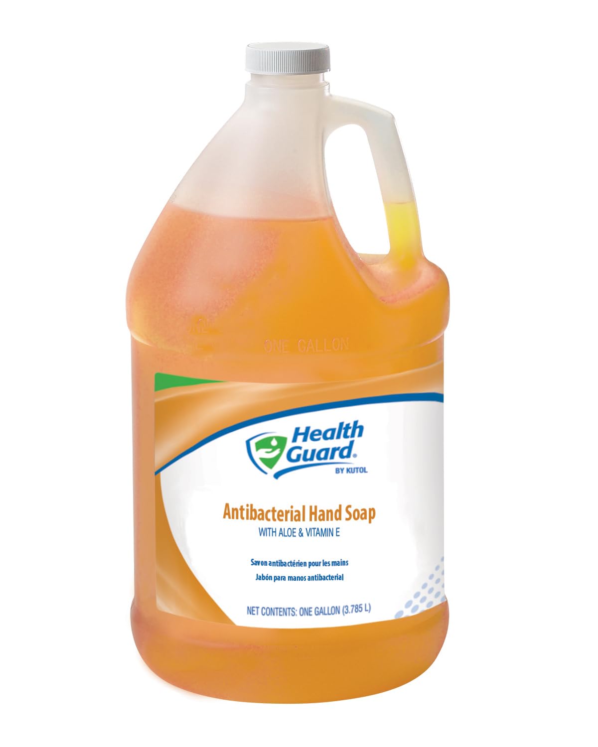Kutol 21513 Jabón de manos antibacteriano, 1 galón, ámbar con aroma cítrico (paquete de 2)