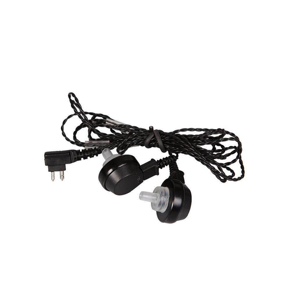 SSS - 2 pin Cable Wire Receiver Set For Both Ears, For Axon/Alps/Auditech/SIEMENS Pocket Model Hearing Aid [ Black ] ( No Hearing Aid Only Wire & Receiver )-image-16
