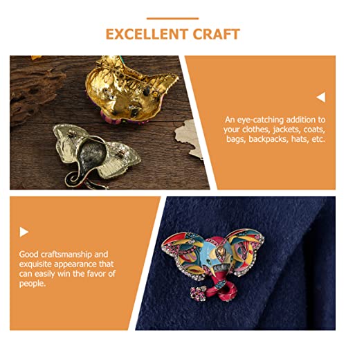 Broche éléphant strass un cadeau de mariage idéal pour vos proches