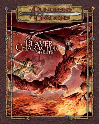 Deluxe Player Character Sheets: Dungeons &amp; Dragons Accessory (D&amp;D ...