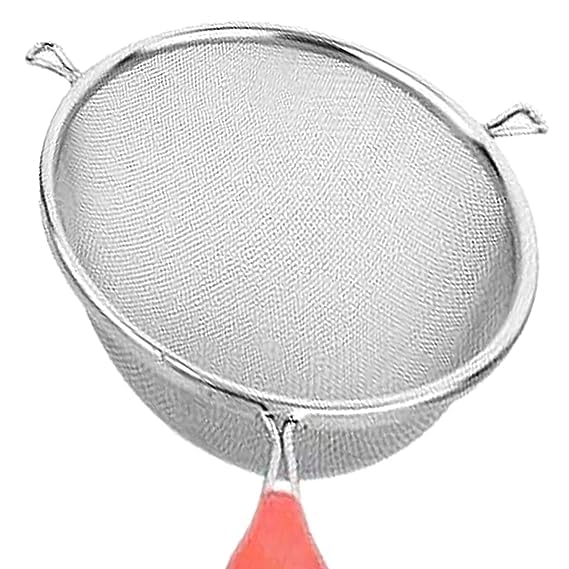 Image of Stainless Steel 14cm Soup and Juice Strainer (Silver)