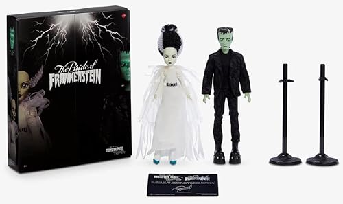 Monster High Frankenstein  Bride of Frankenstein Monster High Skullector - Juego de muñecas HDW25