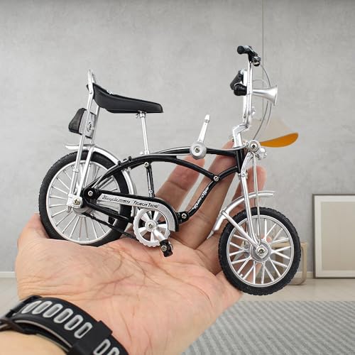 Jiahuade Mini Toy BMX Finger Bicycle - Miniature Metal Mountain Bike Model (O), 17 centímetros - Image 4