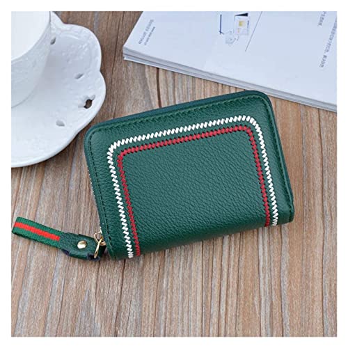 Embroidery Zipper Multiple Card Slots Coins woman Money Clip Card Holder Clutch Bag wallet & card cases2