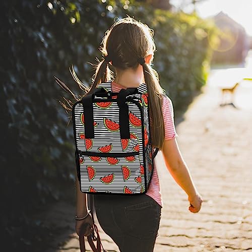Sac à dos enfant confortable contre le mal de dos | Modèle rayé réglable - 7
