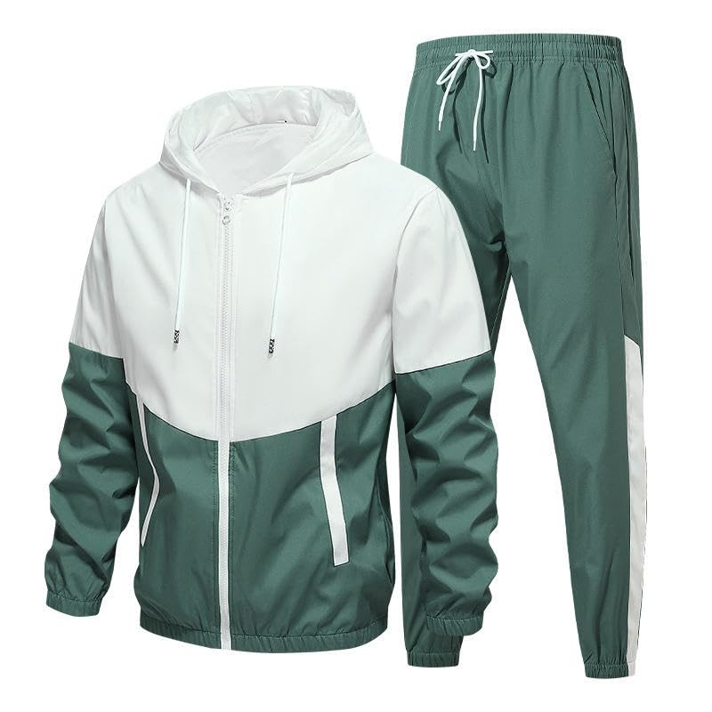 Fini les joggings lourds avec ce survêtement coloré homme à veste légère et zippée