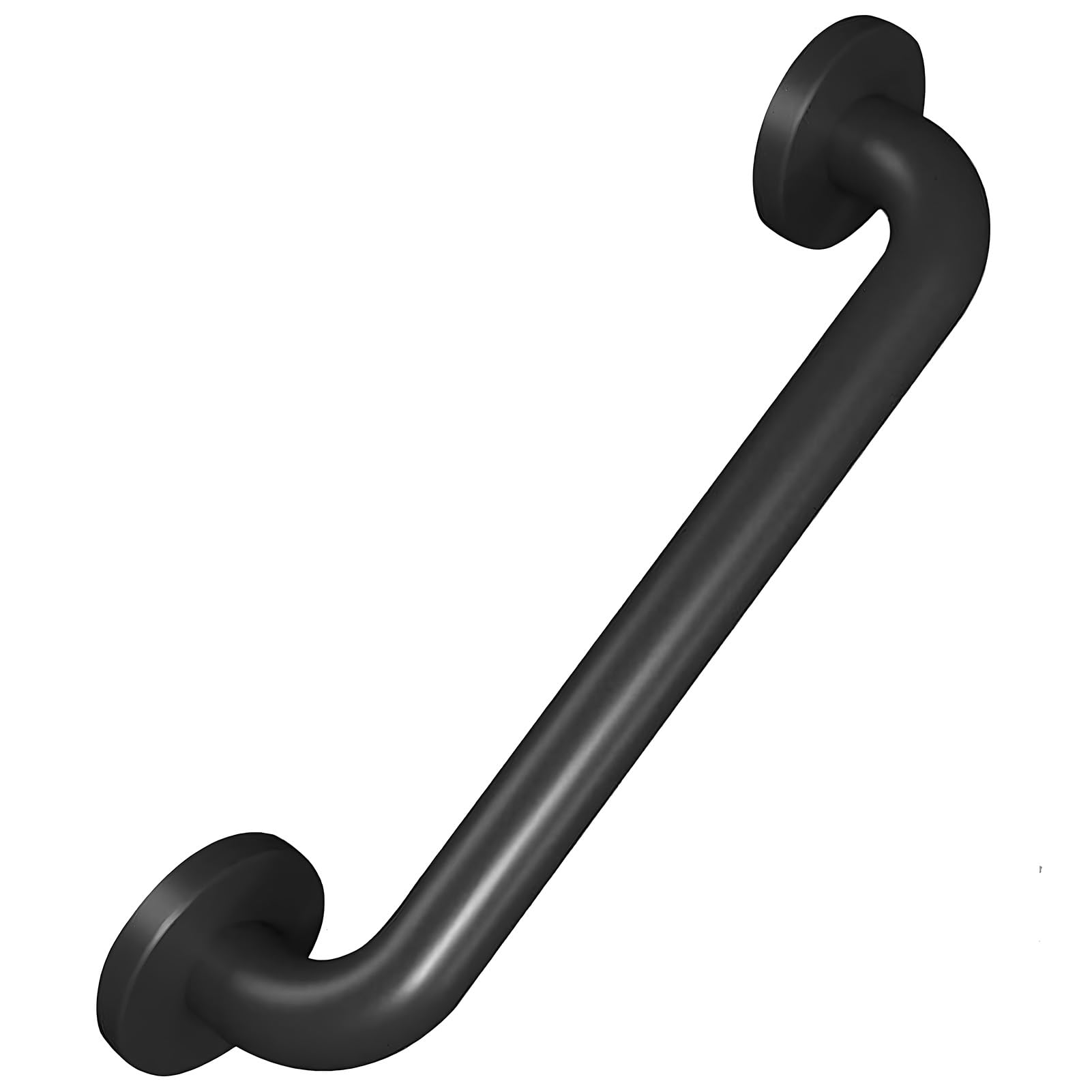 Fkxsxaz Black Stainless Steel Handrail, Safety Grab Bars For Wall, Handicap Bathroom, Shower, Toilet, Hand Rails Bathtubs, Stair Railing Indoor & Outdoor(1.3Ft/40Cm)